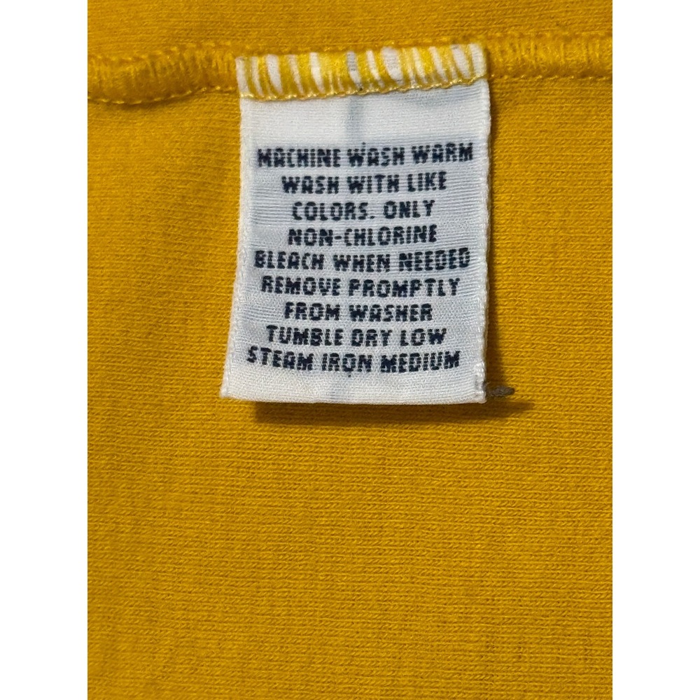 Polo Sport Ralph Lauren Mens XXL Yellow T-Shirt Navy Stripe Cotton Tee - Picture 7 of 7